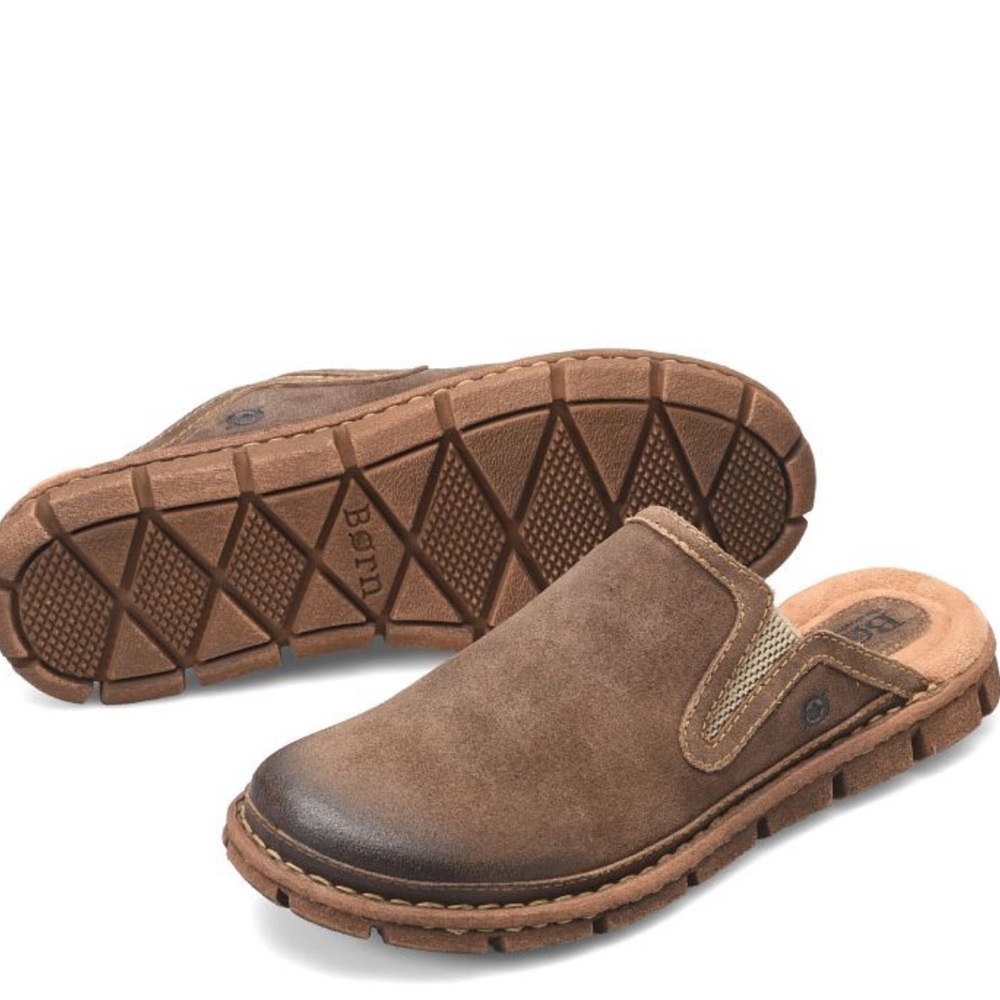 Born Maxim Taupe Avola Distressed Mule. - Picture 2 of 14